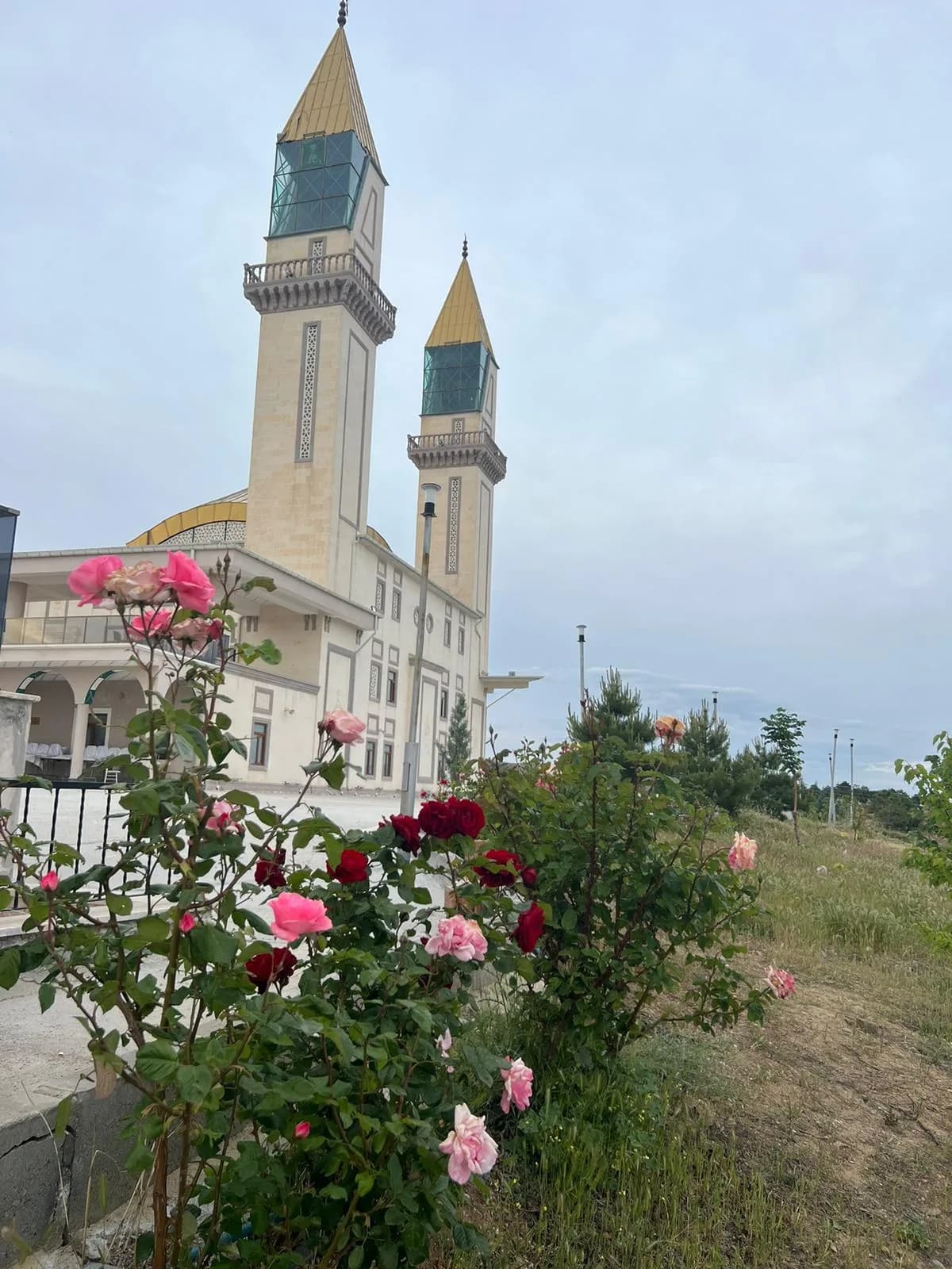 Külliye minareler ve güller